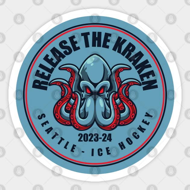 Release the Kraken Sticker by Nagorniak